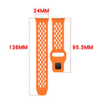 xDfind Mesh Reverse Buckle Silicone Watch Band, For Huawei Watch Fit 5 / Fit 5 Pro / Fit 4