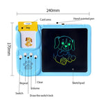 8.5 inch Children Early Education Drawing Board Card English Audiobooks, Blue / 112 Cards, Pink / 112 Cards, Blue / 255 Cards, Pink / 255 Cards