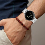 xDfind Three Beads Quick Release Metal Watch Band, For Google Pixel Watch 4 / 3 45mm, For Google Pixel Watch 4 / 3 / 2 / 1 41mm