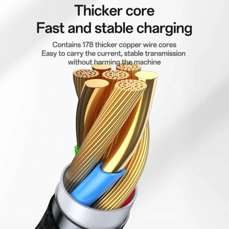 Yesido CA136C 60W USB-C / Type-C to Type-C & iWatch 2 in 1 Charging Cable, CA136C