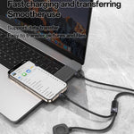 Yesido CA136C 60W USB-C / Type-C to Type-C & iWatch 2 in 1 Charging Cable, CA136C