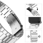 xDfind Three Beads Metal Watch Band, For Samsung Galaxy Watch Ultra 47mm, For Samsung Galaxy Watch 7 / FE / 6 / 5 / 4, For Samsung Galaxy Fit3