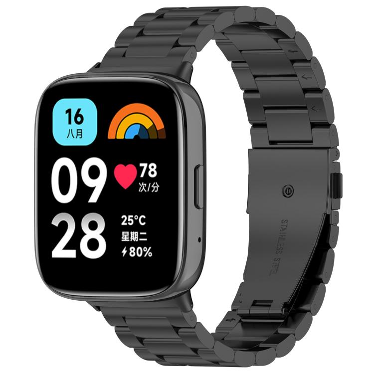 xDfind Three Beads Quick Release Metal Watch Band, For Xiaomi Band 10 Pro / 9 Pro / Redmi Watch 6, For Xiaomi Smart Band 10 / 9 / 8 NFC, For Xiaomi Redmi Watch 3 20mm