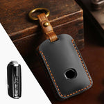 For Mazda Axela Hallmo B023 Crazy Horse Cowhide Car Key Protection Cover, For Mazda Axela
