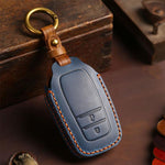 For Toyota Corolla 2-button B110 Crazy Horse Cowhide Car Key Protection Cover, For Toyota Corolla 2-button