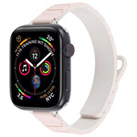 Slim I-shaped Magnetic Silicone Watch Band, For Apple Watch 46mm / 49mm / 45mm / 44mm, For Apple Watch 42mm / 41mm / 40mm / 38mm