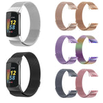 For Fitbit Charge 5 xDfind Milanese Magnetic Metal Watch Band, S, L