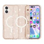 Terminator Style Glitter Powder MagSafe Magnetic Phone Case, For iPhone 18 Pro / 17 Pro, For iPhone 18 Pro Max / 17 Pro Max, For iPhone 17, For iPhone Air