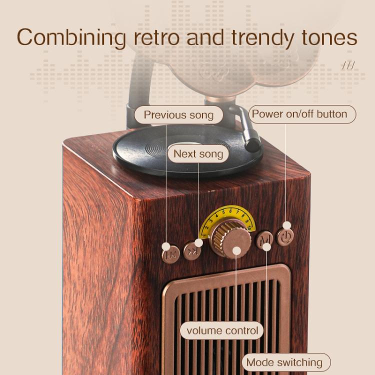 H3 Morning Glory Retro Wireless Bluetooth Speaker, H3