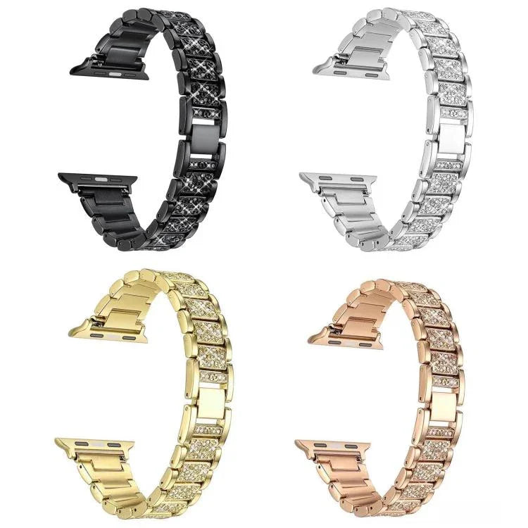 xDfind Diamond Jewelry Stainless Steel Watch Band, For Apple Watch 42 / 44 / 45 / 46 / 49mm, For Apple Watch 38 / 40 / 41 / S10 42mm