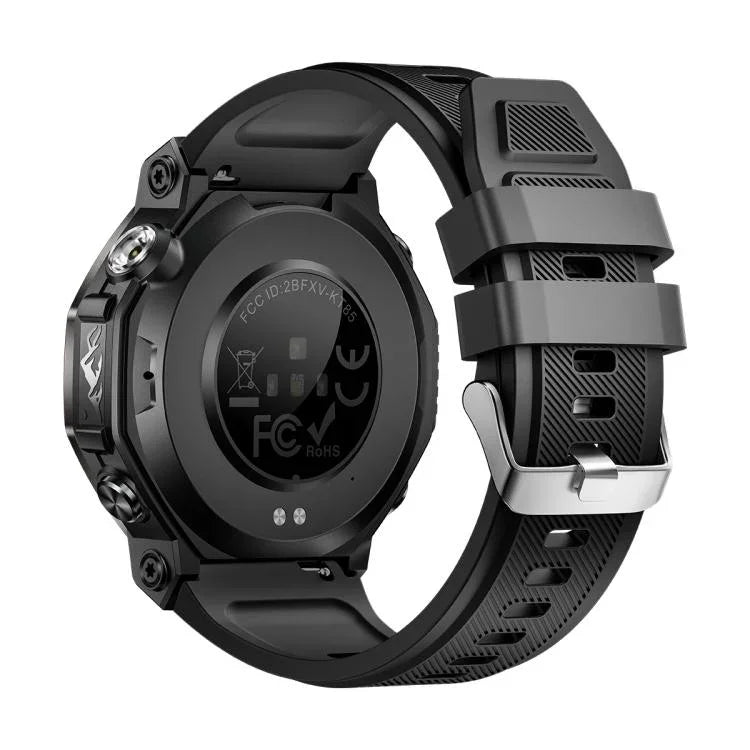 KT85 1.43 inch Screen 5ATM Outdoor Sports Smart Watch with Strong Flashlight