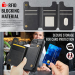 MAGKING K3 Series MagSafe RFID Card Bag Detachable Phone Case, For iPhone 17e / 16e, For iPhone 17, For iPhone 16 Pro Max, For iPhone 16 Pro, For iPhone 16 Plus, For iPhone 16