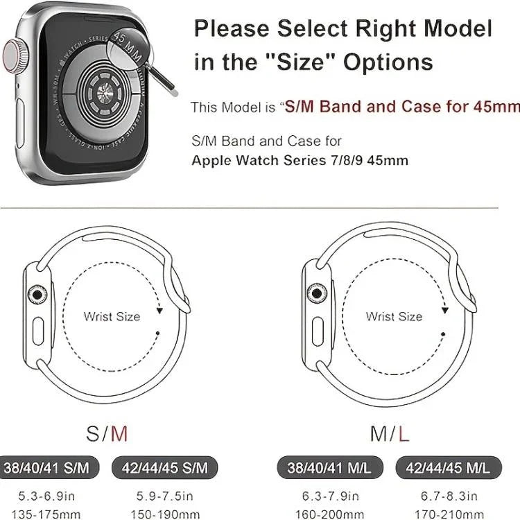 Pin Buckle Silicone Watch Band with Film Integrated PC Case, For Apple Watch Series 44mm, For Apple Watch Series 40mm, For Apple Watch Series 10 / 11 46mm, For Apple Watch Series 10 / 11 42mm, For Apple Watch Ultra 3 / 2 / 1 49mm                       ...