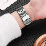 Safety Buckle Titanium Alloy Watch Band, For Samsung Galaxy Watch Ultra 47mm / Ultra 2025