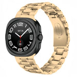 Five Beads Stainless Steel Metal Watch Band, For Samsung Galaxy Watch Ultra / Ultra 2025, For Samsung Galaxy Watch8 / Watch8 Classic
