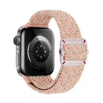 Double Loop Mechanical Buckle Nylon Braid Watch Band, For Apple Watch 46mm / 49mm / 45mm / 44mm