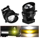 T11 2pcs/Pack 55W 3 inch High Power Dual Lens Fog Light, Low Holder for LADA Priora 2007-2013, High Holder for LADA VAZ 2170 / 2171 / 2072, Left and Right Oblique Angle for LADA 2190 / 2192