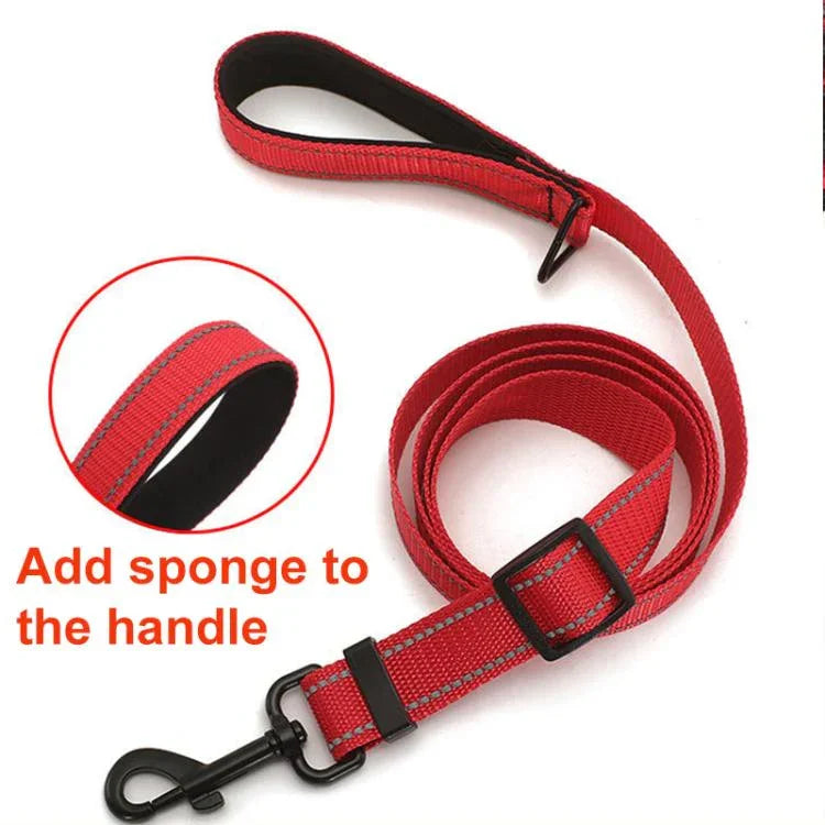 Pet Reflective Collar Waterproof Cloth Black Buckle with 1.8m Leash, Waterproof Collar + Leash, S, Waterproof Collar + Leash, M, Waterproof Collar + Leash, L