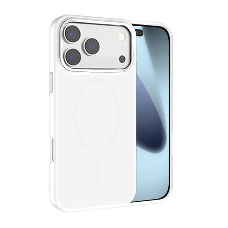 Kalebol Metal Lens Frame MagSafe Frosted PC Phone Case, For iPhone 17 Pro Max, For iPhone 17 Pro, For iPhone 17, For iPhone Air, For iPhone 16 Pro Max