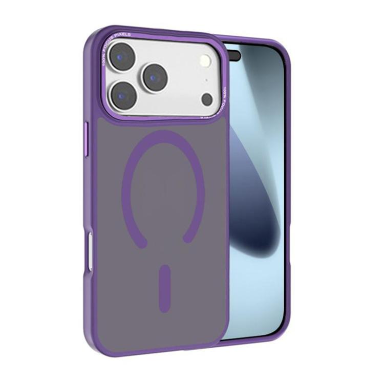 Kalebol Metal Lens Frame MagSafe Frosted PC Phone Case, For iPhone 17 Pro Max, For iPhone 17 Pro, For iPhone 17, For iPhone Air, For iPhone 16 Pro Max