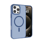 Kalebol Metal Lens Frame MagSafe Frosted PC Phone Case, For iPhone 17 Pro Max, For iPhone 17 Pro, For iPhone 17, For iPhone Air, For iPhone 16 Pro Max