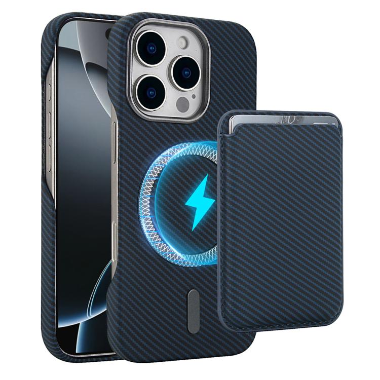 Carbon Fiber MagSafe Magnetic Card Holder Phone Case, For iPhone 17 Pro Max, For iPhone 17 Pro, For iPhone 17, For iPhone Air, For iPhone 16 Pro Max, iPhone 16 Pro, For iPhone 16 Plus, For iPhone 16, For iPhone 15 Pro Max