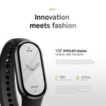 Original Xiaomi Smart Band 10, 1.72 inch AMOLED Screen 5ATM Waterproof Smart Watch, Support Blood Oxygen / Heart Rate Monitor, Smart Band 10 Black