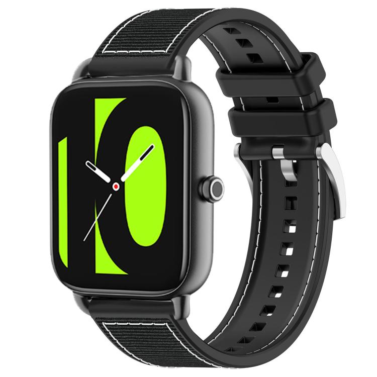 xDfind Hybrid Nylon Braid Silicone Watch Band, 22mm For Xiaomi Watch S3 / 2 Pro / S2 / S1, 22mm For Xiaomi Haylou?Watch S001 / LS02 Pro, 20mm For Xiaomi Haylou RS4 Plus LS11 / LS12