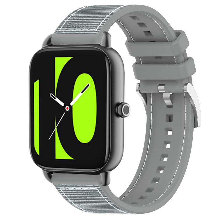 xDfind Hybrid Nylon Braid Silicone Watch Band, 22mm For Xiaomi Watch S3 / 2 Pro / S2 / S1, 22mm For Xiaomi Haylou?Watch S001 / LS02 Pro, 20mm For Xiaomi Haylou RS4 Plus LS11 / LS12