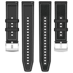 xDfind Hybrid Nylon Braid Silicone Watch Band, 22mm For Xiaomi Watch S3 / 2 Pro / S2 / S1, 22mm For Xiaomi Haylou?Watch S001 / LS02 Pro, 20mm For Xiaomi Haylou RS4 Plus LS11 / LS12