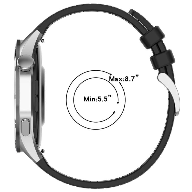 xDfind Hybrid Nylon Braid Silicone Watch Band, 22mm For Suunto Race S / Race / 9 Peak