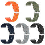 xDfind Hybrid Nylon Braid Silicone Watch Band, 22mm For Suunto Race S / Race / 9 Peak