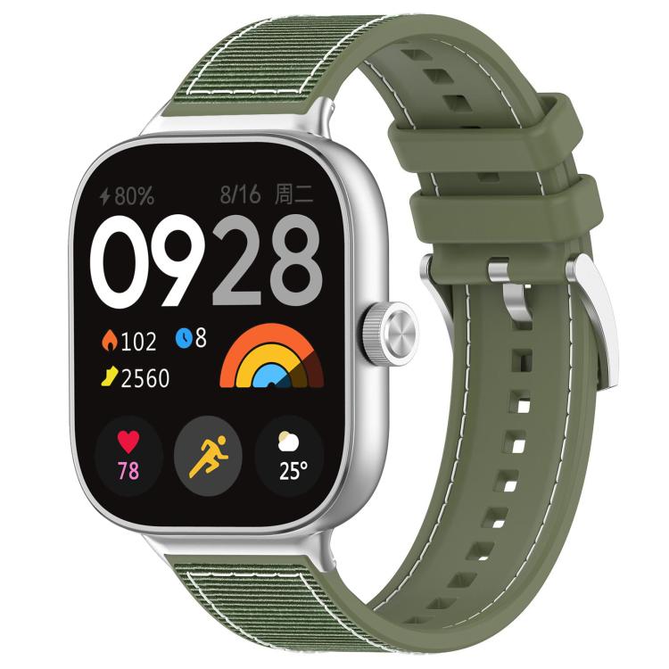 xDfind Hybrid Nylon Braid Silicone Watch Band, For Xiaomi Band 9 Pro/Redmi Watch6/5/4 20mm, For Redmi Watch 3 Active/Watch 3 Lite 20mm, For Redmi Watch 3 20mm