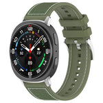 xDfind Hybrid Nylon Braid Silicone Watch Band, For Samsung Galaxy Watch Ultra/Ultra 2025 22mm, For Samsung Galaxy Watch 7 / 6 / 5 / FE 20mm