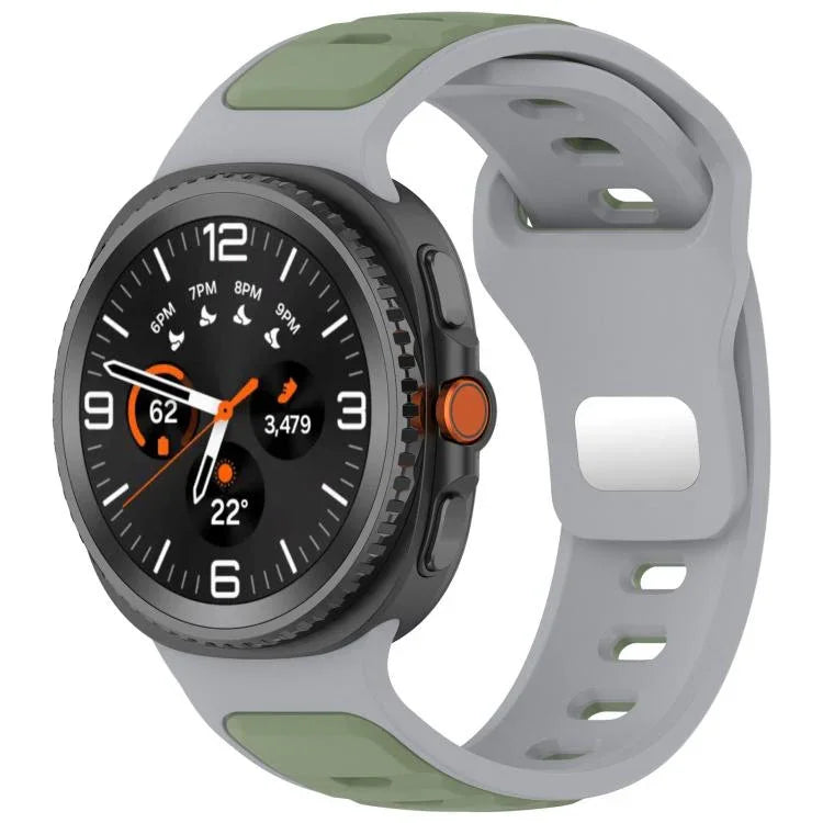 xDfind Dual Color Silicone Watch Band, For Samsung Galaxy Watch8 / Wacth8 Classic