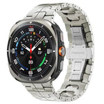 Butterfly Buckle Titanium Alloy Watch Band, For Samsung Galaxy Watch8 / Watch8 Classic