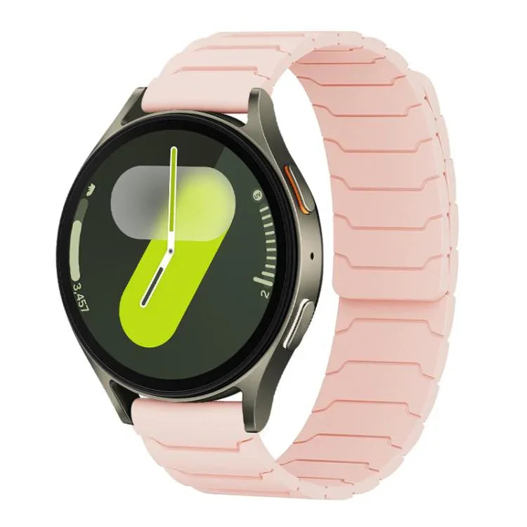 xDfind Magnetic Silicone Watch Band, For Samsung Galaxy Watch Ultra / Ultra 2025, For Samsung Galaxy Watch8 / 8 Classic, For Samsung Galaxy Watch 7 / 6 / 5 / FE