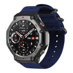 xDfind Ring Buckle Nylon Canvas Watch Band, For Amazfit T-Rex 3