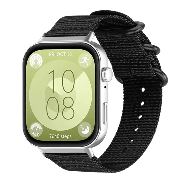 xDfind Ring Buckle Nylon Canvas Watch Band, For Huawei Watch Fit4 / Fit4 Pro / Fit3, For Huawei Watch D2