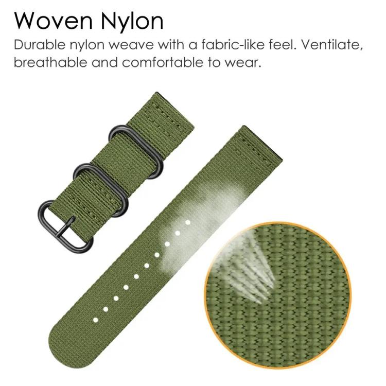 xDfind Ring Buckle Nylon Canvas Watch Band, For Huawei Watch Fit4 / Fit4 Pro / Fit3, For Huawei Watch D2