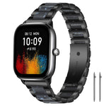 xDfind Three Beads Metal Resin Watch Band, 14mm, 18mm, 20mm, 22mm