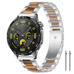 xDfind Three Beads Metal Resin Watch Band, 14mm, 18mm, 20mm, 22mm