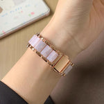 xDfind Three Beads Metal Resin Watch Band, For Samsung Galaxy Watch Ultra/Ultra 2025, For Samsung Galaxy Watch8 / 8 Classic, For Samsung Galaxy Watch 7 / 6 / 5 / FE