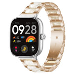 xDfind Three Beads Metal Resin Watch Band, For Redmi Watch6/5/4/Xiaomi Band 9 Pro/8 Pro, For Xiaomi Smart Band 10 / 9 / 8, For Redmi Watch 3