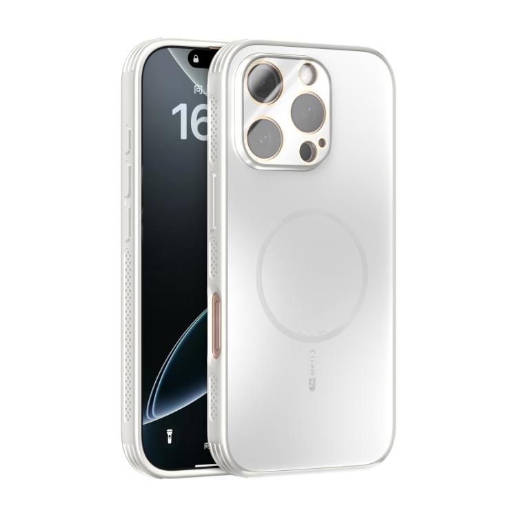 ABEEL Heat Dissipation Frosted MagSafe Phone Case with Lens Film, For iPhone 17e / 16e, For iPhone 17 Pro Max, For iPhone 17 Pro, For iPhone 17, For iPhone Air, For iPhone 16 Pro Max, For iPhone 16 Pro, For iPhone 16 Plus