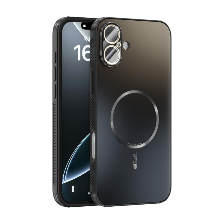 ABEEL Heat Dissipation Frosted MagSafe Phone Case with Lens Film, For iPhone 17e / 16e, For iPhone 17 Pro Max, For iPhone 17 Pro, For iPhone 17, For iPhone Air, For iPhone 16 Pro Max, For iPhone 16 Pro, For iPhone 16 Plus