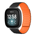 xDfind I-shaped Magnetic Silicone Watch Band, For Fitbit Versa 4 / 3 / Sense 2 / Sense
