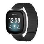 xDfind I-shaped Magnetic Silicone Watch Band, For Fitbit Versa 4 / 3 / Sense 2 / Sense