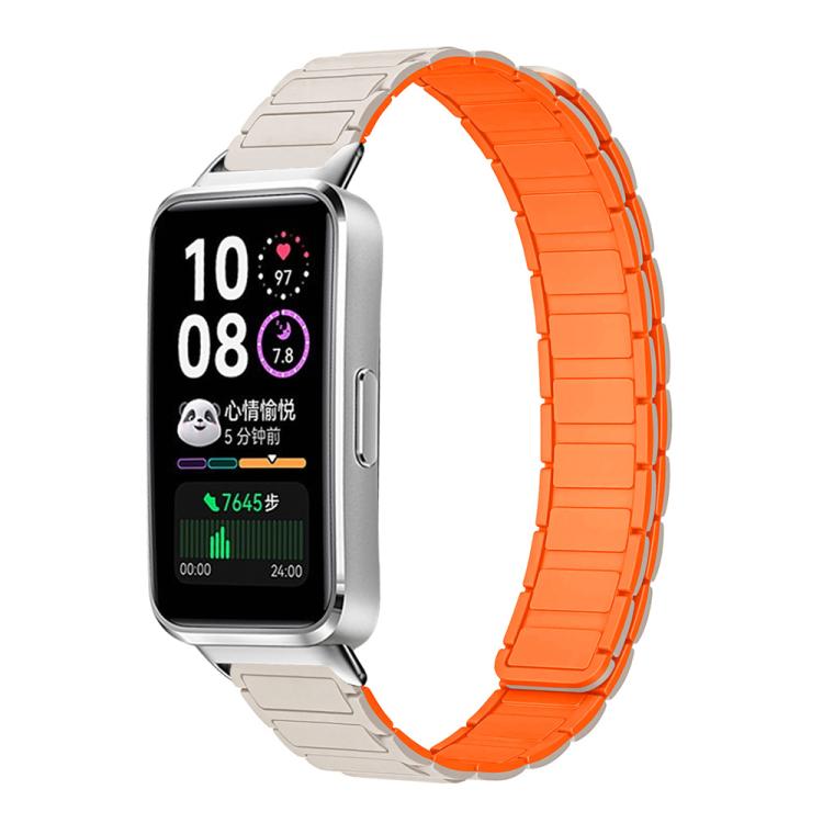 xDfind I-shaped Magnetic Silicone Watch Band, For Huawei Watch Fit4 / Fit4 Pro / Fit3, For Huawei Band 10 / 9 / 8