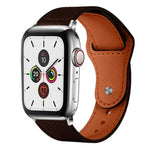 xDfind Rivet Buckle Genuine Leather Watch Band, For Apple Watch 42 / 44 / 45 / 46 / 49mm, For Apple Watch 38 / 40 / 41 / S10 42mm